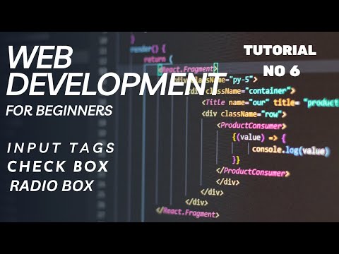 Ultimate Web Development For Beginners | Input tags Check Box And Radio Box Tutorial no 6