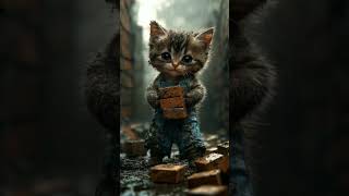cats tuff time😧😭 #cat #entertaininganimals #funnyanimals