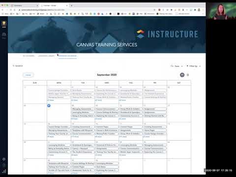 Canvas Training Services Portal Overview