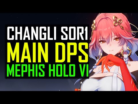 INSANE DPS CHANGLI S0R1 No Hit Mephis Hologram Wuthering Waves