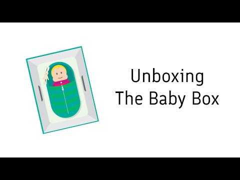 Unboxing the Finnish Baby Box