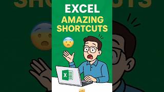 Excel Amazing Shortcuts 🤯 #tusharrawani