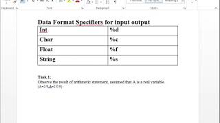 Lec#3 Some Basic Data types in C language and Example.