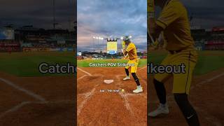 Catchers POV: 1st K of the season vs the Bananas at Kauffman Stadium 🔥 #savannahbananas #baseball
