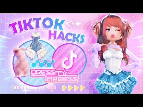 TRYING Out *VIRAL* Outfit Hacks From TIKTOK In DRESS To IMPRESS ROBLOX!