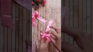 diy bow clips #shorts#shadma creations#youtube shorts#craft #yt shorts