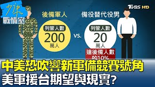 外媒：中美恐吹響新軍備競賽號角 美軍援台期望與現實？ 少康戰情室 20211105