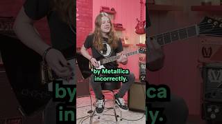 Learn how to play Battery by Metallica the right way with Cooper! 🎸 #metallica #battery #lesson