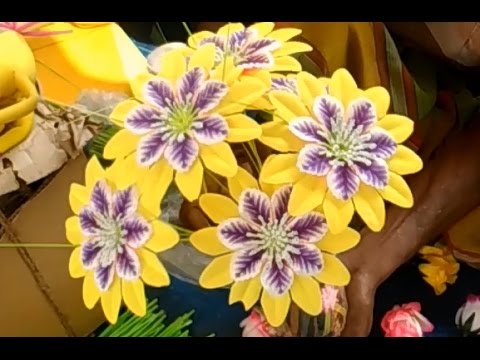 How to make Paper Flower 2017  Very Easy  DIY Paper Craftsকিভাবে কাগজ ফ্লাওয়ার 2
