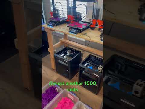 10 Printers humming on the print farm!