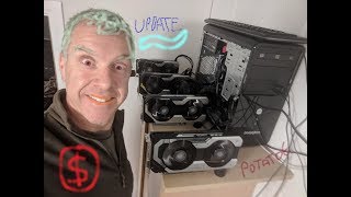 4x Gtx 1060 Eth mining rig update.