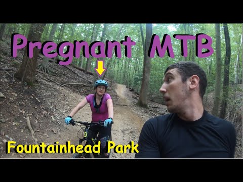 MTB & Pregnant at Fountainhead Regional Park