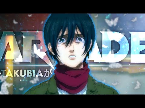 slowed arcade ft. erenXmikasa forever || edit by otakubia tech || attack on titan ||😓😭