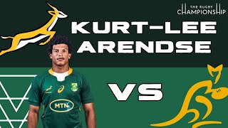 KURT-LEE ARENDSE VS AUSTRALIA |RUGBY CHAMPIONSHIP 2023 | SPRINGBOKS VS AUSTRALIA