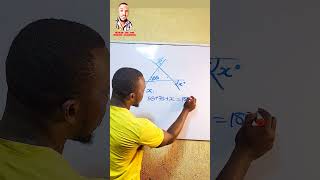 making use of opposite angles to find the value of X. #education #math #angle #mathematics