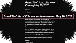 Gta 6 May 26, 2026 Rockstar Trolled Us | GTA 6 RELEASE DATE CONFIRMED