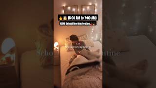 🌅🍓 (5:00 AM to 7:00 AM) Aesthetic ASMR School Morning Routine🎧💅✨ | GRWM Clean Girl Vibes #aesthetic