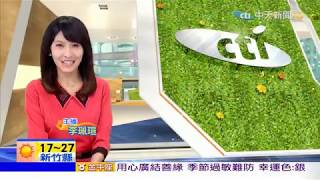 中天新聞主播李珮瑄 晨間新聞播報片段(2017/4/30)