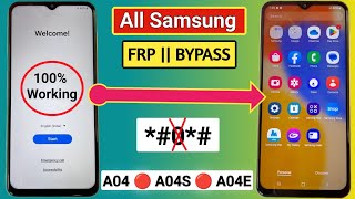 Samsung A04, A04s, A04e FRP Bypass 2025 Android 13-14 Without Pc || TalkBack Not Working