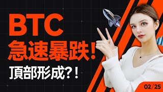 BTC多頭命懸一線，9W將成最後救命稻草？#比特幣 #以太坊   #btc  #meme #加密货币 #crypto  丨2.25丨大漂亮的K線日記 丨