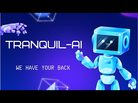 Tranquil AI - ChargerHacks 2023 AI Chatbot Web App