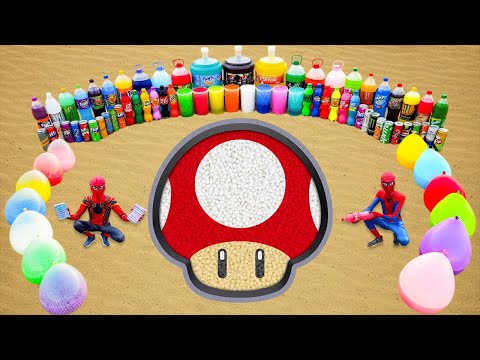 Big Toothpaste Eruption from Mario Mushroom pit, Giant Mirinda, Sprite, Coca Cola vs Mentos Popular