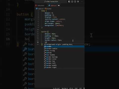 Button Push Effect | HTML and CSS only | 2024 #shorts #programming #animation
