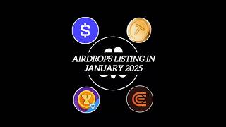 Top 7 AIRDROPS listing 2025 #telegram #shorts #airdrops #crypto