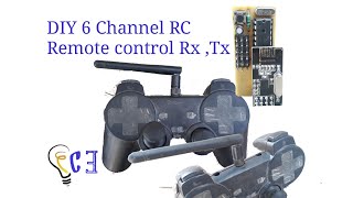 DIY Arduino 6 Channel Radio remote controller using NRF24L01 || Creative Electronics ||