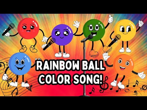 Sing & Learn Colors: Amazing Bouncing Balls Color Song! A Fun Color Song for Preschoolers 🎤🌈