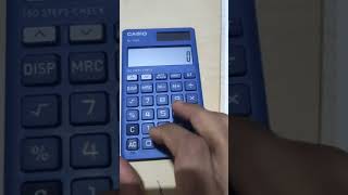 How to do fractional exponent on simple calculator #shorts