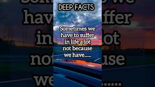 We have to suffer.... #psychology #humanpsychology #humanbehavior #humanmind #humannature #facts #yt