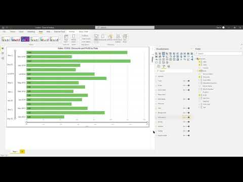 Power BI Bar charts  -Part 02-