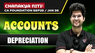 Depreciation CA Foundation Accounts | One Shot Depreciation & Amortization | CA Rishabh Rohra 🔥