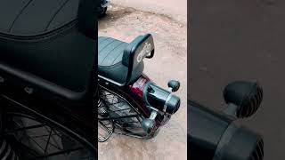 New bullet 350 modifications and stickers #bullet350 #royalenfield #ridesafe