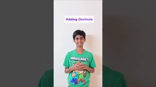 Adding Decimals #mathwithsriram #easymath #maths #mrbeast