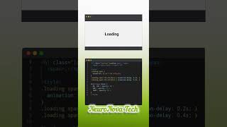 ⏳ Loading Text Animation with Three Dots using HTML & CSS 💬 #loadingtext #cssanimation #shorts #css