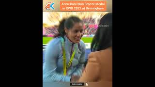 Annu Rani Won Bronze Medal in CWG 2022 at Birmingham
