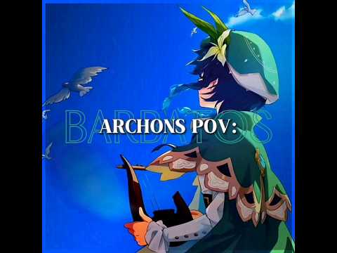 「NIGHT FALLS」|| Archon Pov || #genshinimpactedit #fyp #archons