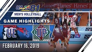UAAP 81 MV: UE vs. UP | Game Highlights | February 16,  2019