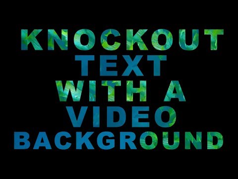Knockout Text With a Video Background using HTML and CSS