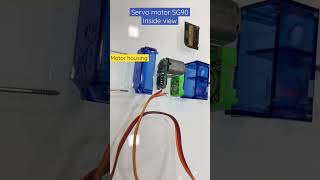 How to dismantle Servo motor SG90. View sg90 from inside, modify servo sg90 #servo #insideview