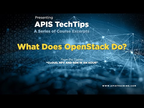 Apis TechTip: What Does OpenStack Do?