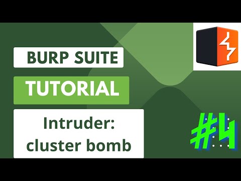 Burp Suite Tutorial #4 Intruder Cluster Bomb
