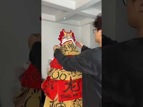 用对联爆改圣诞树，变身新中式圣诞树，教程请看前几期#新年手工