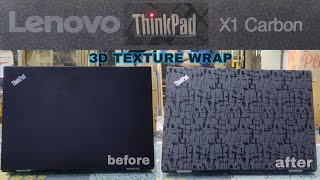 lenovo laptop x1 carbon laminate with 3d texture vinyl | dtech |