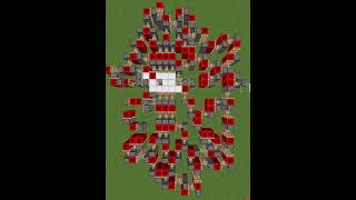 I've created a 3x3 piston door using only pistons and redstone blocks | Minecraft