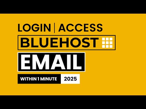 How To Access Bluehost Email | Login Bluehost Email | Bluehost Webmail Login 2025