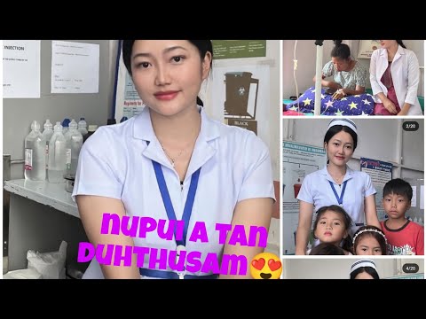 Nurse chhelo leh taima em em #tetei khawlhring chu hei leee😍damlo a. care dan mawlh hi😍😍