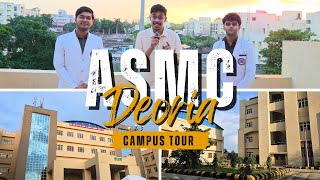 ASMC DEORIA🩺 | CAMPUS TOUR | Hostel, Library and More | #asmcdeoria #mbbs #campustour #neet #college